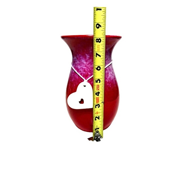 Teleflora's Charmed in Love Red & White Ombré Vase - Picture 7 of 14
